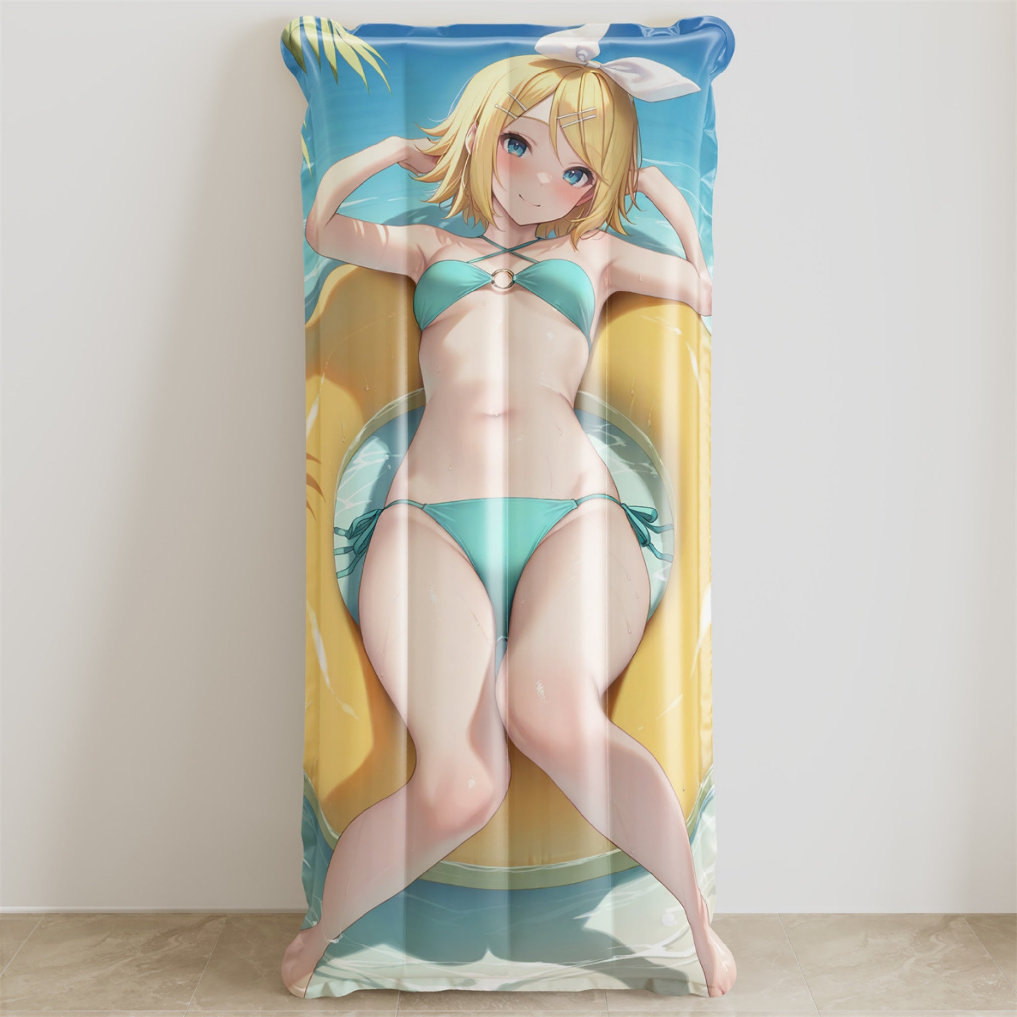 Kagamine Rin (Swimsuit Ver.) - Anime Float Mat Fan-Art Edition