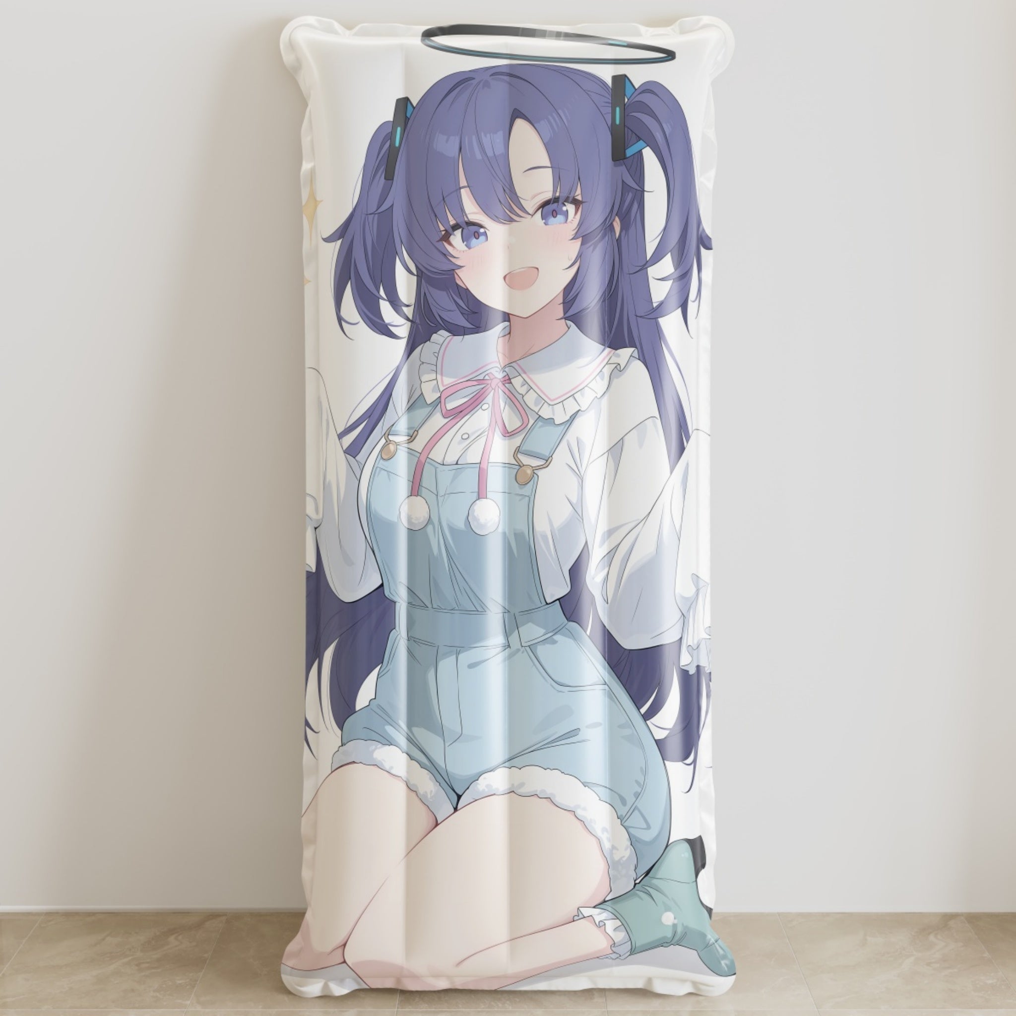 Yuuka Hayase (Overalls Ver.) - Anime Float Mat Fan-Art Edition