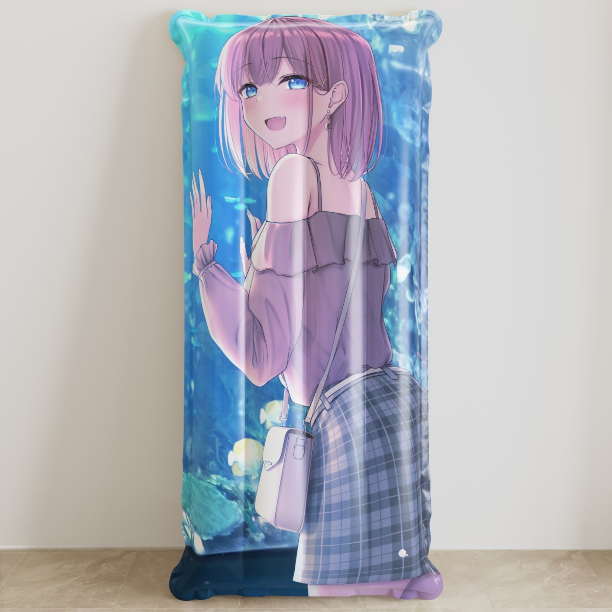 Momo Mitsuki (Aquarium Date Ver.) - Anime Float Mat Fan-Art Edition