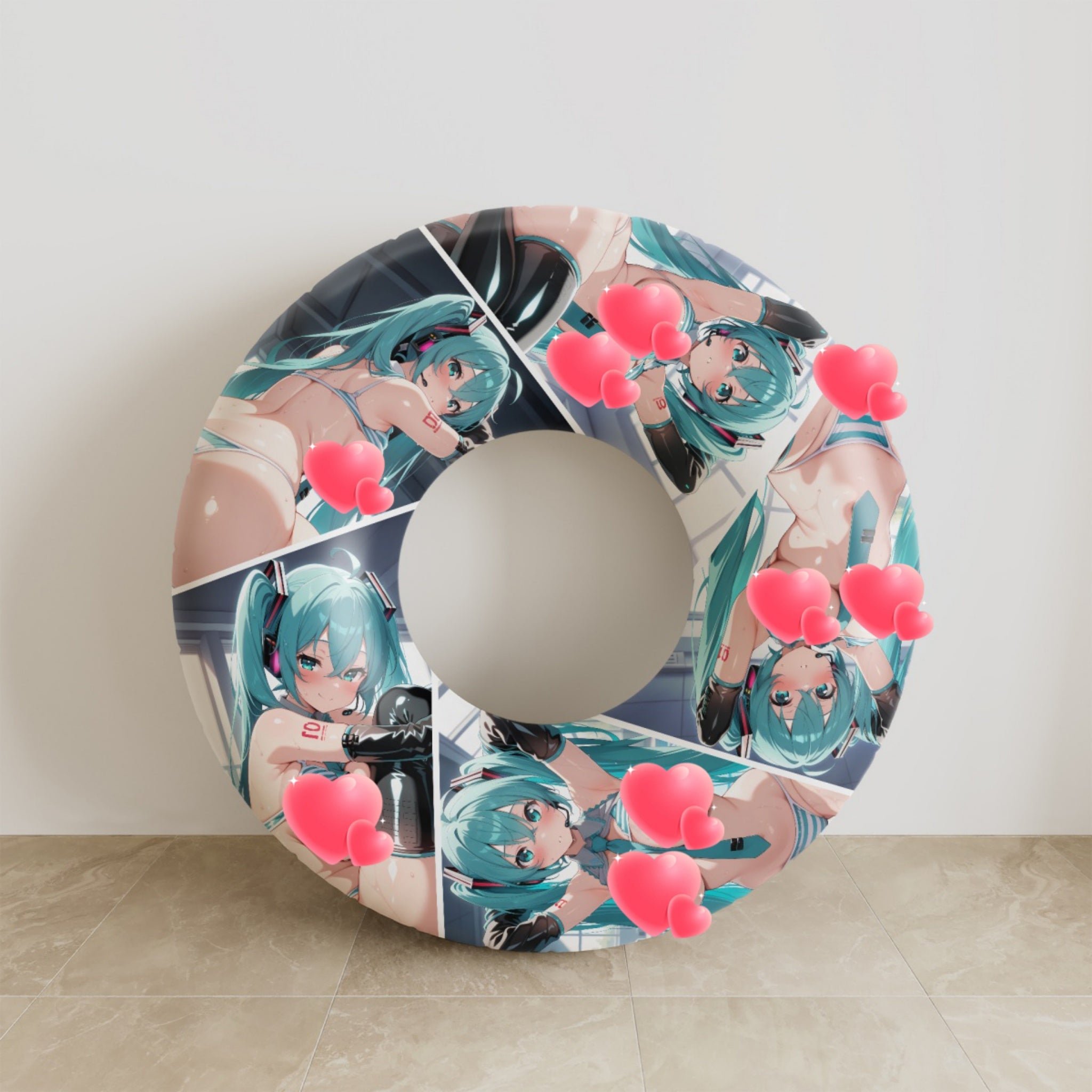 Hatsune Miku (Swimsuit A) - Anime Swim Ring Fan-Art Edition