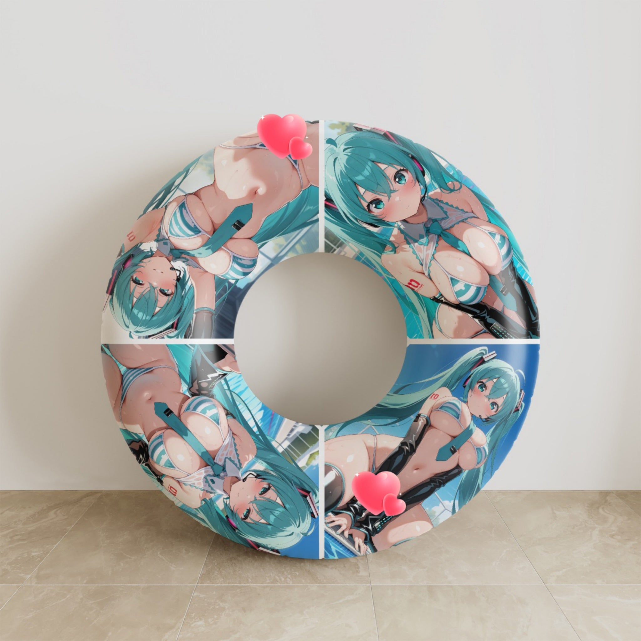 Hatsune Miku (Swimsuit D) - Anime Swim Ring Fan-Art Edition