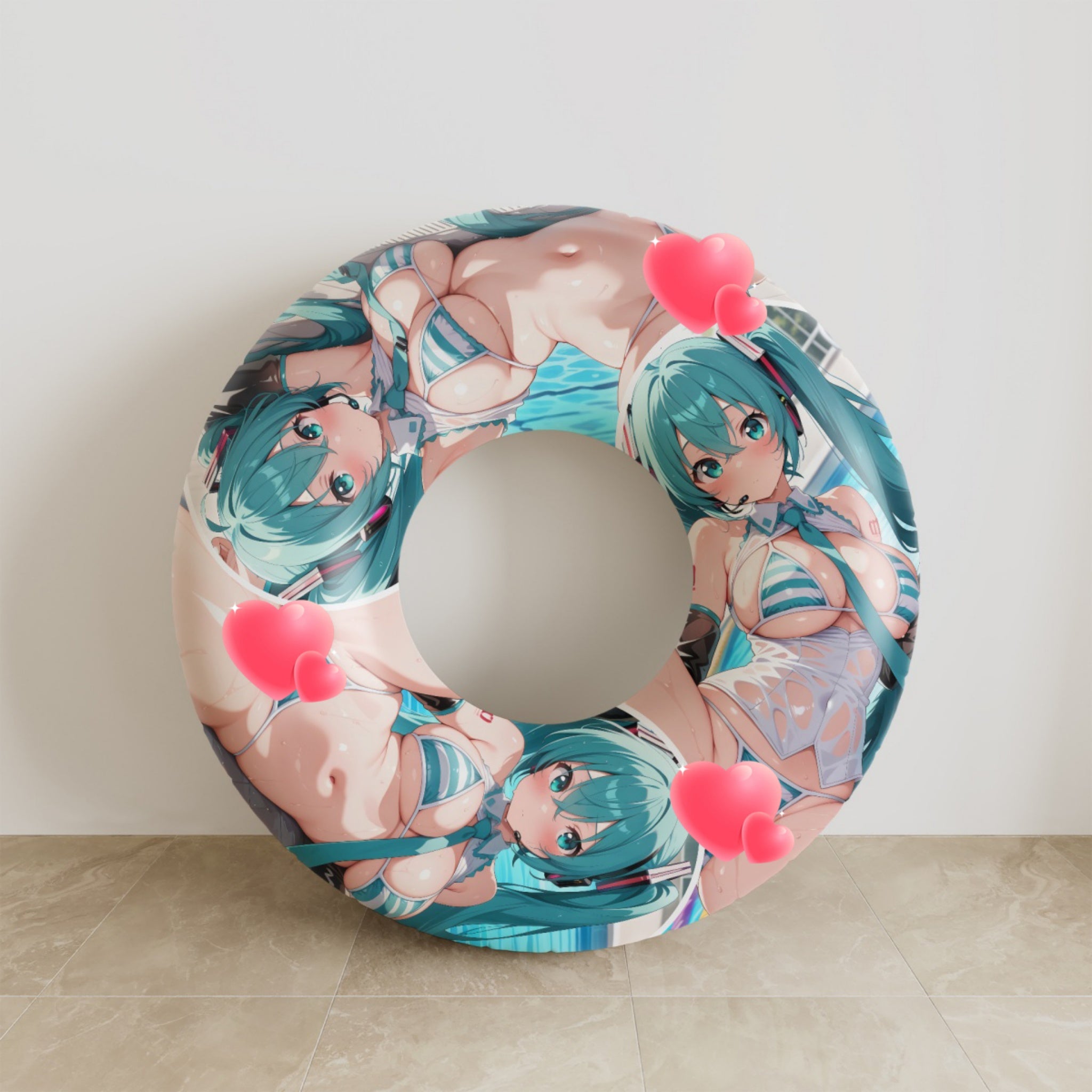 Hatsune Miku (Swimsuit E) - Anime Swim Ring Fan-Art Edition