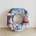Shiroko, Hina, Serika & Hibiki - Anime Swim Ring Fan-Art Edition