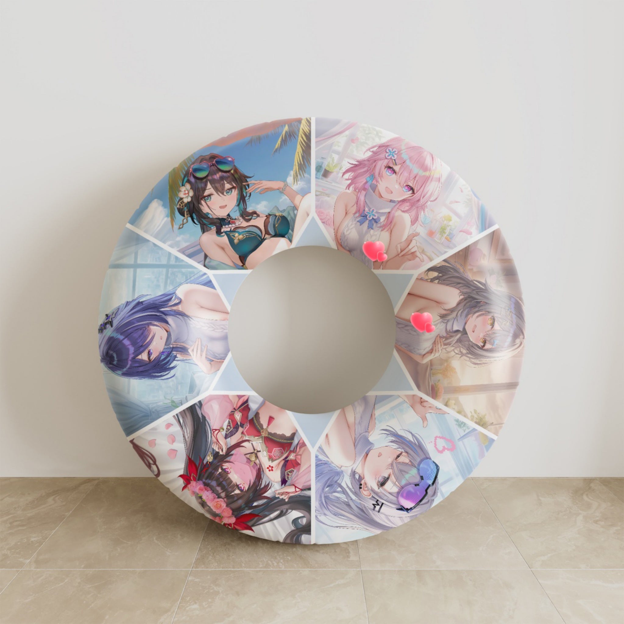 Sparkle, Acheron, Ruan Mei, March 7th, Stelle, Silver Wolf - Anime Swim Ring Fan-Art Edition