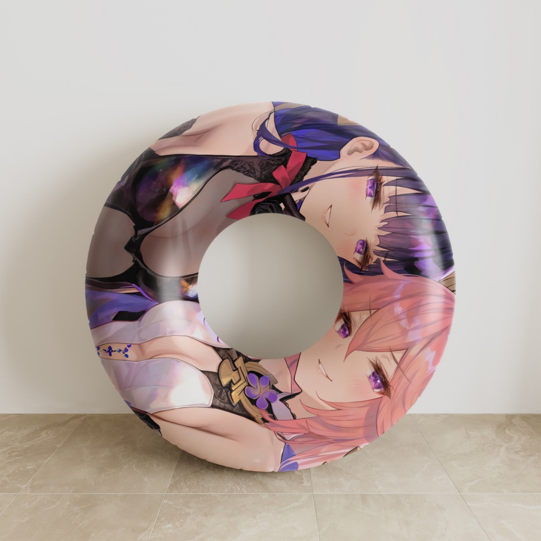 Yae Miko & Raiden Shogun - Anime Swim Ring Fan-Art Edition