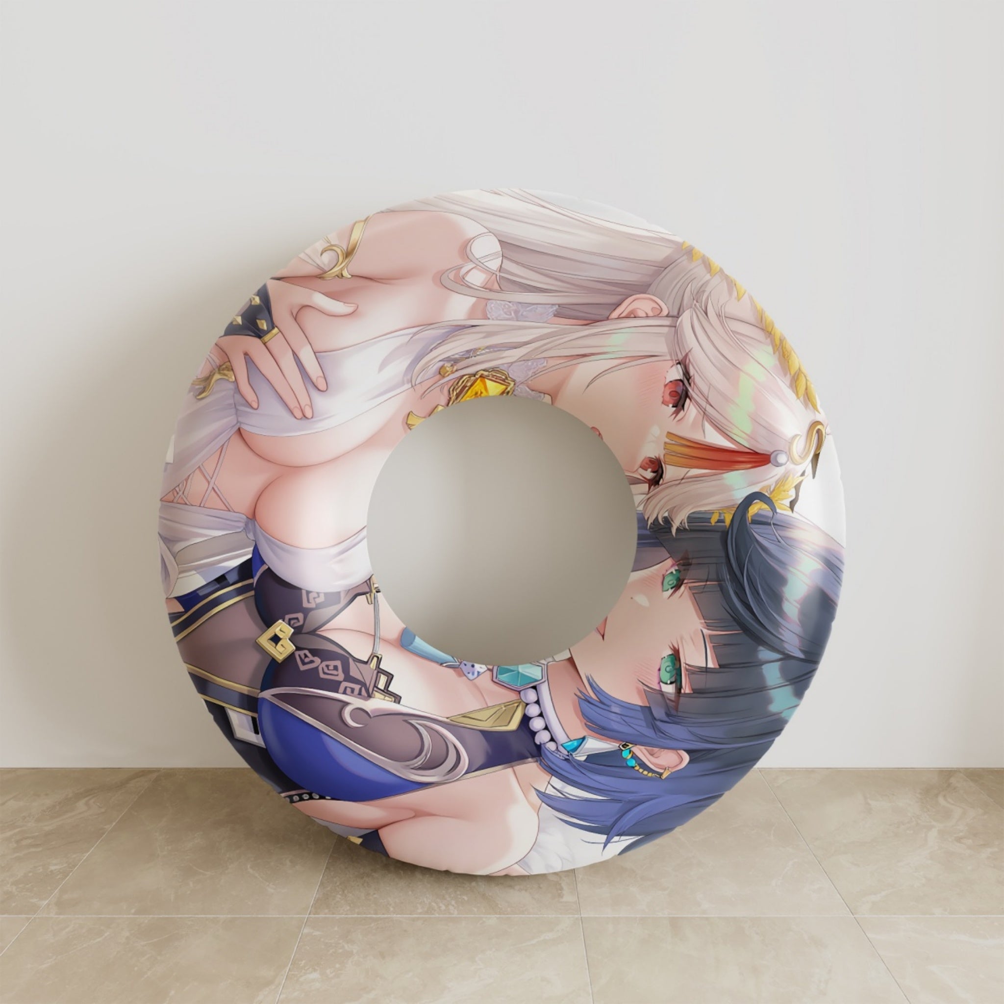 Ningguang & Yelan - Anime Swim Ring Fan-Art Edition