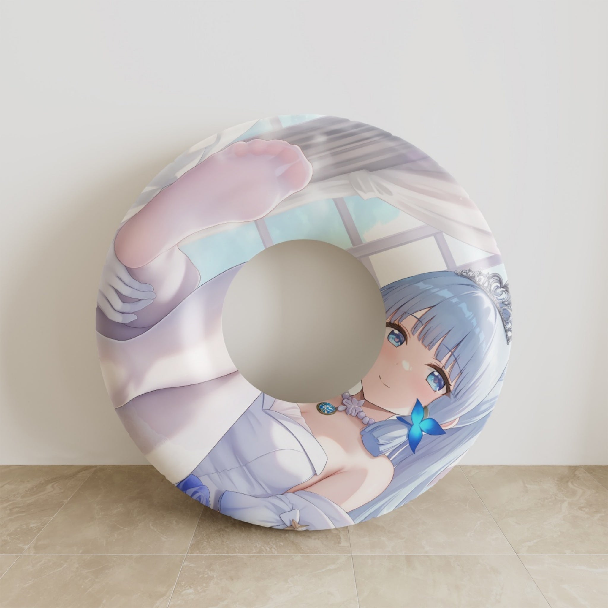 Ayaka Kamisato (White skirt Ver.) - Anime Swim Ring Fan-Art Edition