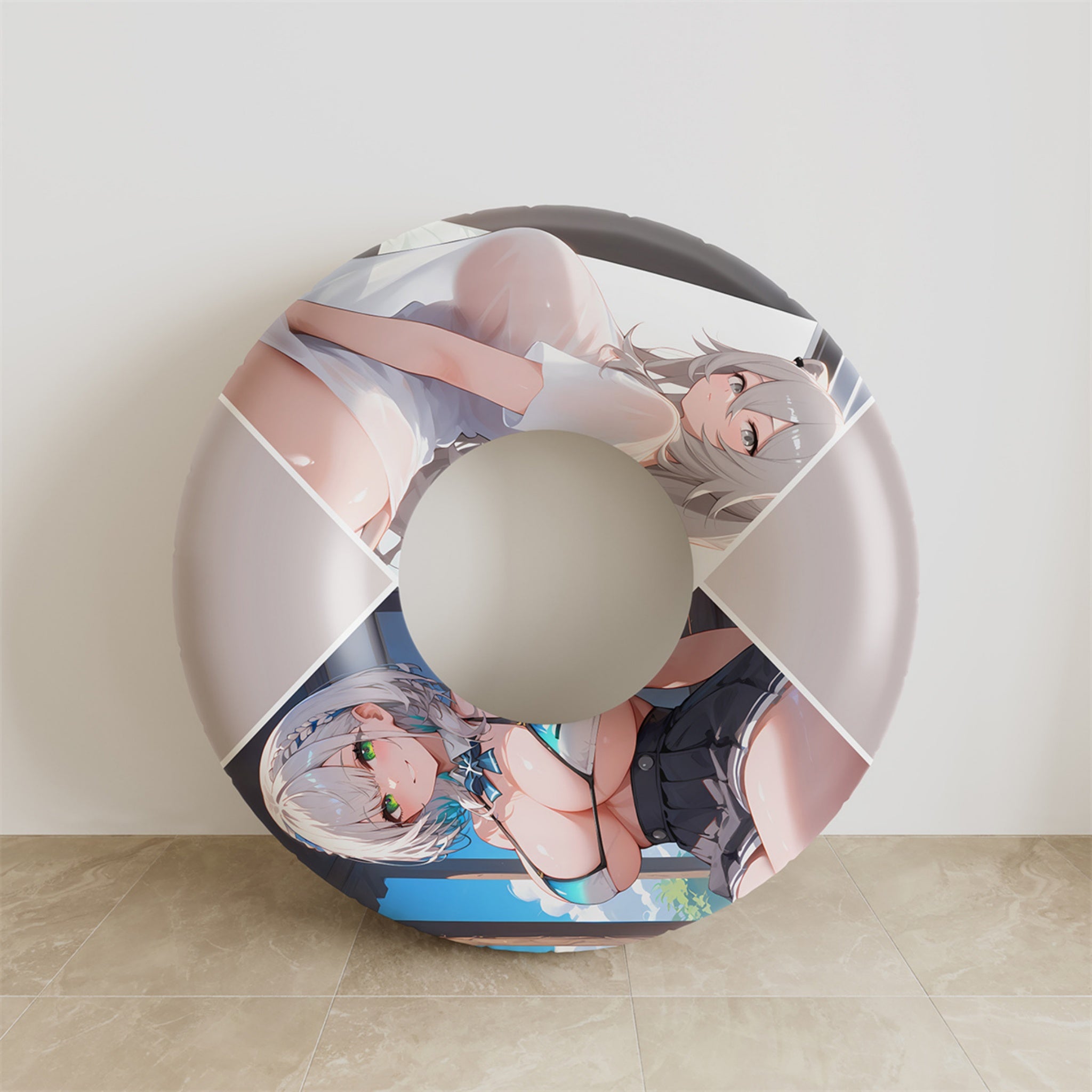 Botan Shishiro & Noel Shirogane - Anime Swim Ring Fan-Art Edition