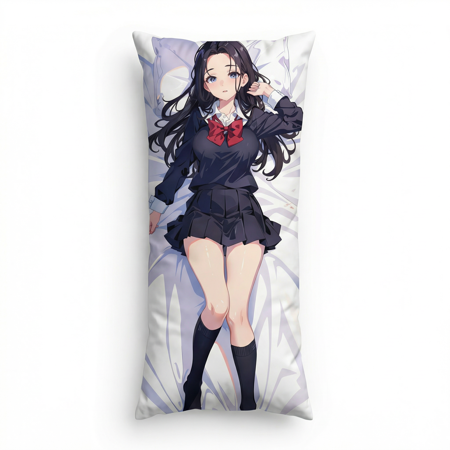 Long Black Hair JK Dakimakura - AnimePillow Original