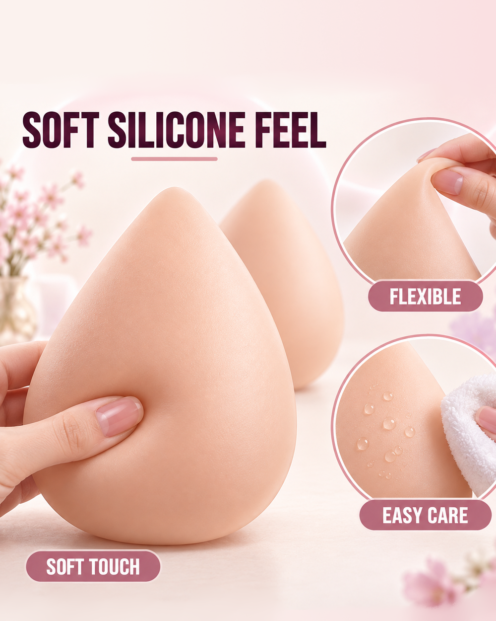 Realistic Oppai Breast Forms – Soft Silicone Breast Plate