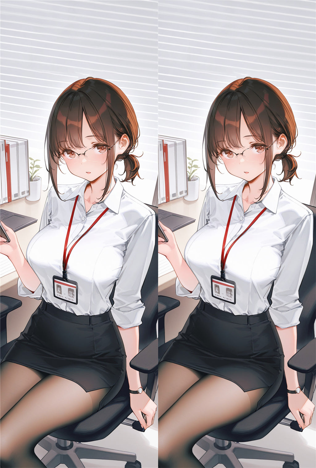 Black Tights & Stockings Anime Dakimakura - AnimePillow Original