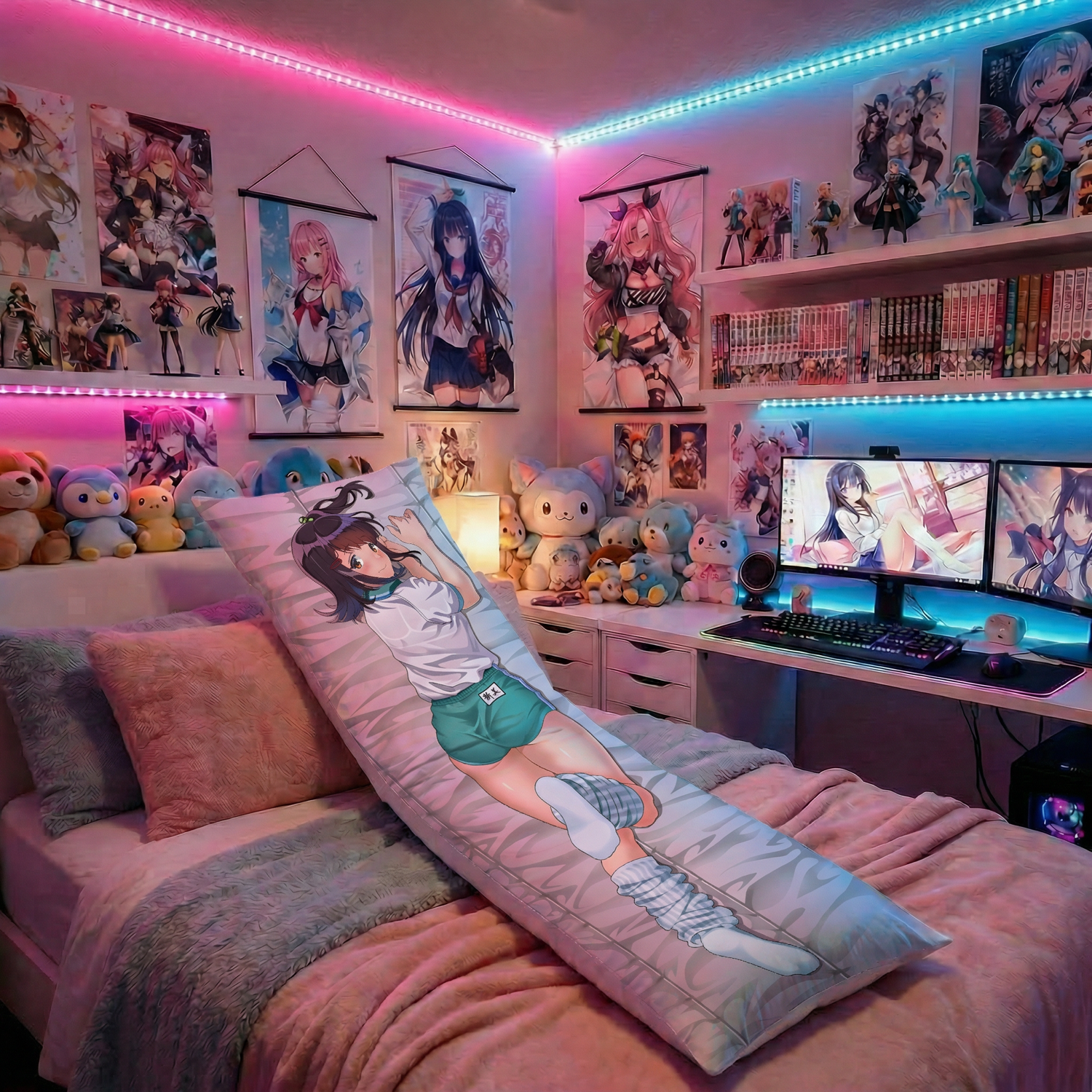 Kawaii Pretty Girl 02 Dakimakura - AnimePillow Original