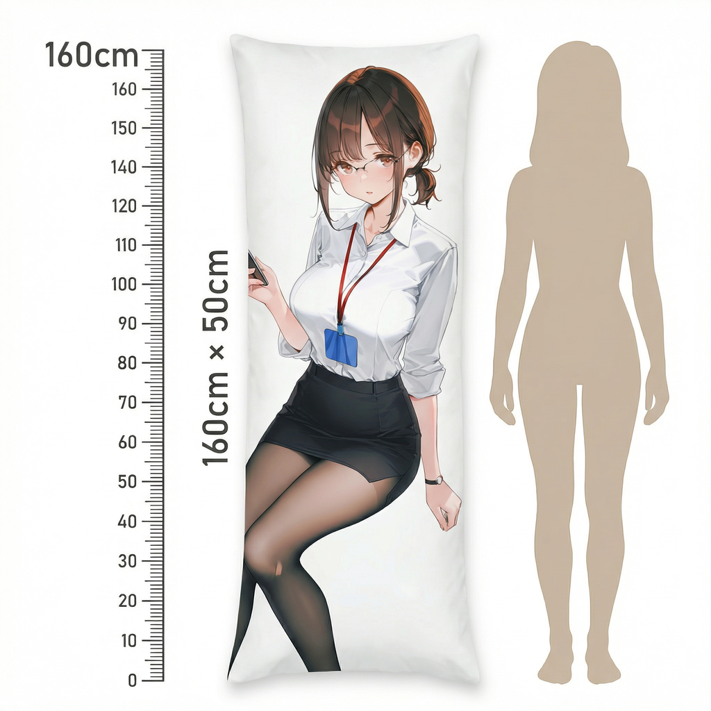 Black Tights & Stockings Anime Dakimakura - AnimePillow Original