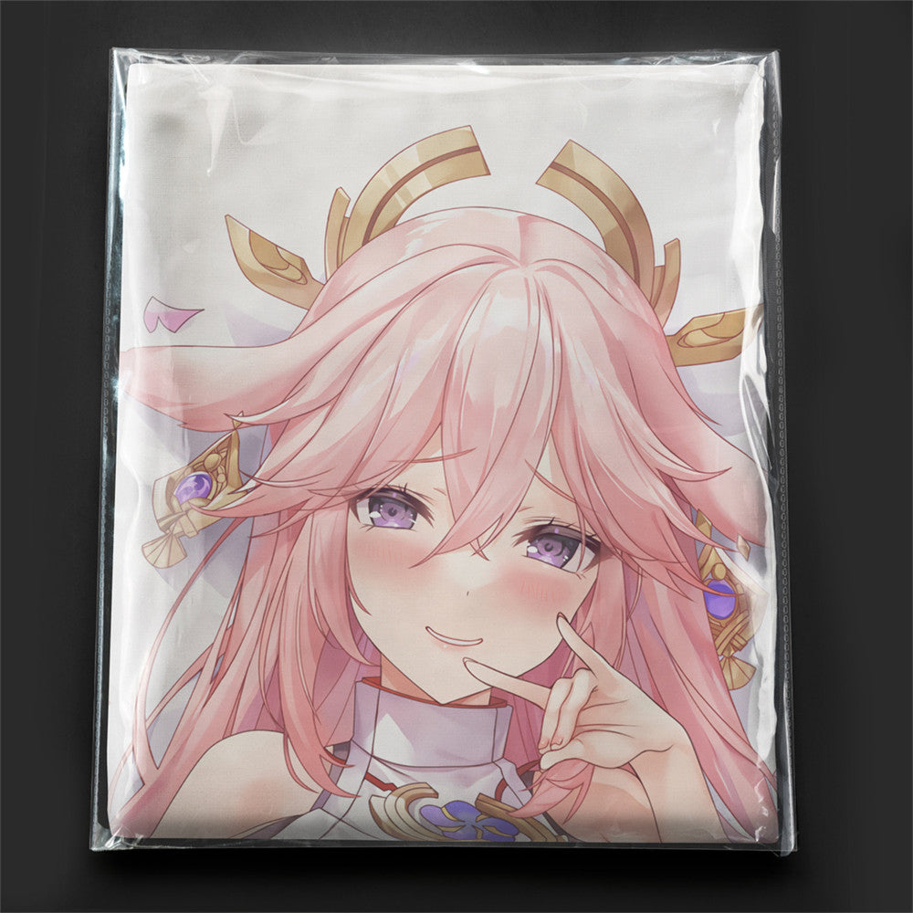 Yae Miko (Guuji Yae) - Anime Pillowcase Fan-Art Edition