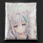 Shiroko (Schwarze-Badeanzug-Version) – AnimePillow-Fan-Art-Edition