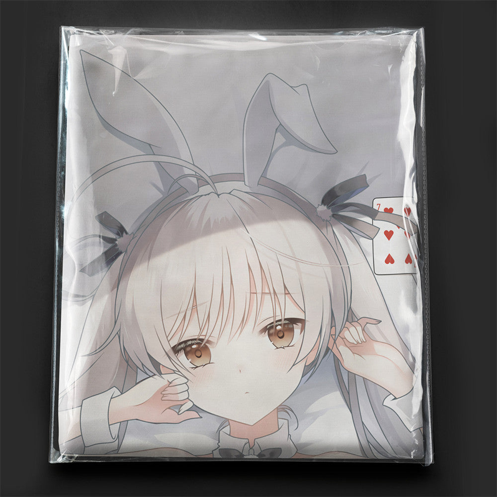 Sora Kasugano (Weiße-Hasen-Version) – AnimePillow-Fan-Art-Edition