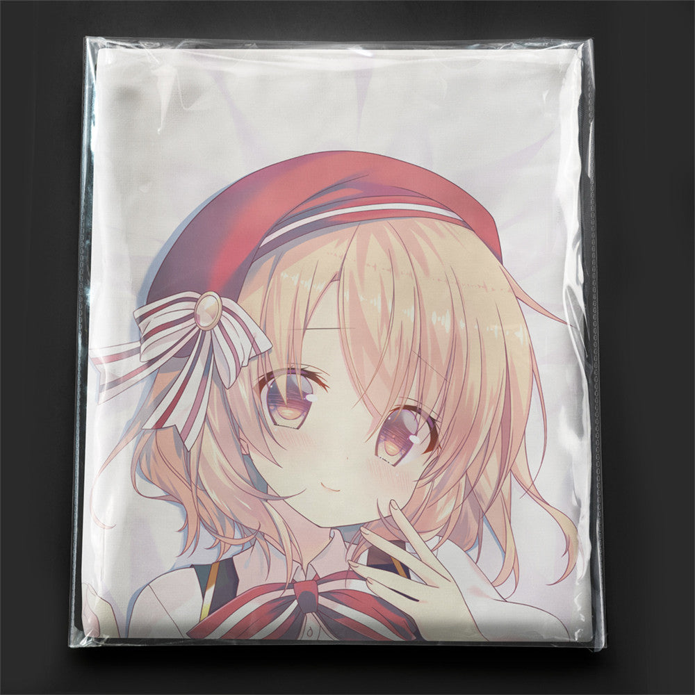 Cocoa Hoto (Red-white Lolita Ver.) - Anime Pillowcase Fan-Art Edition
