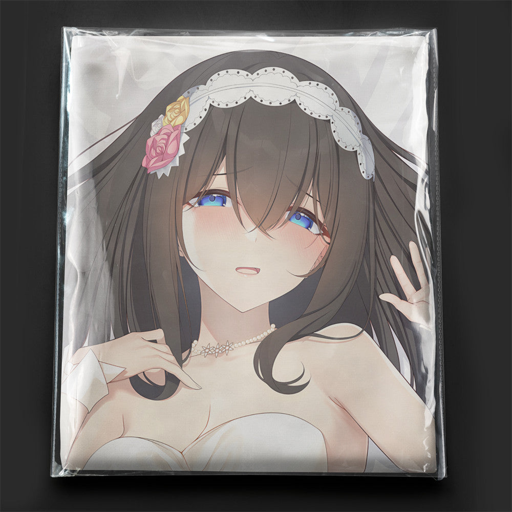 Fumika Sagisawa (Version mit weißem Kleid) – AnimePillow-Fan-Art-Edition