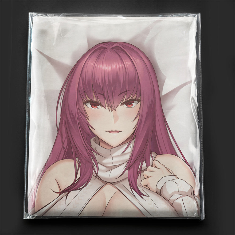 Scathach (Open-Chest Sweater Ver.) - Anime Pillowcase Fan-Art Edition
