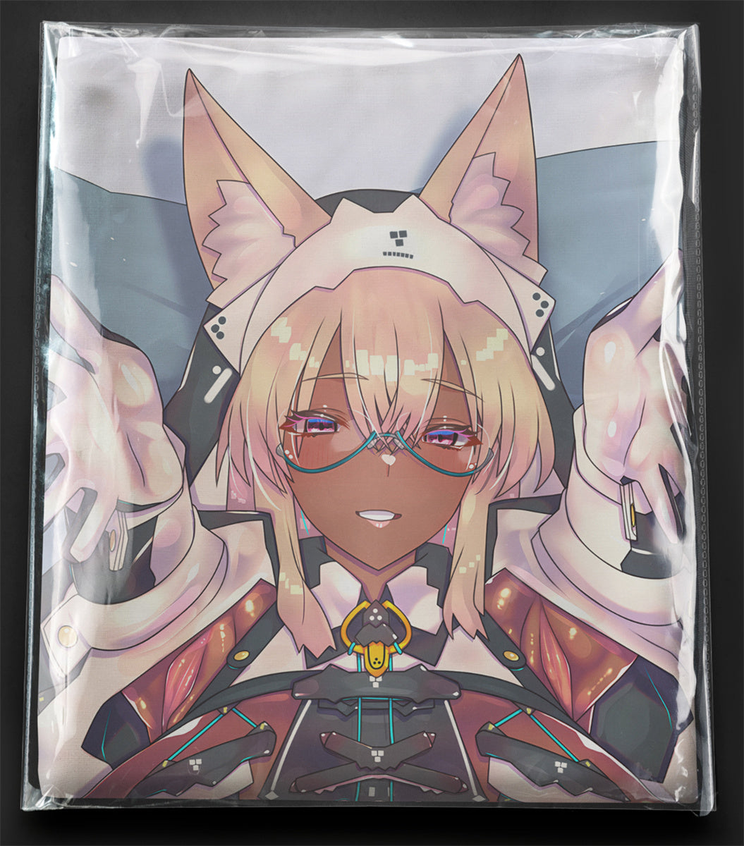 Braunhaarige Schwester mit Brille – AnimePillow-Fan-Art-Edition