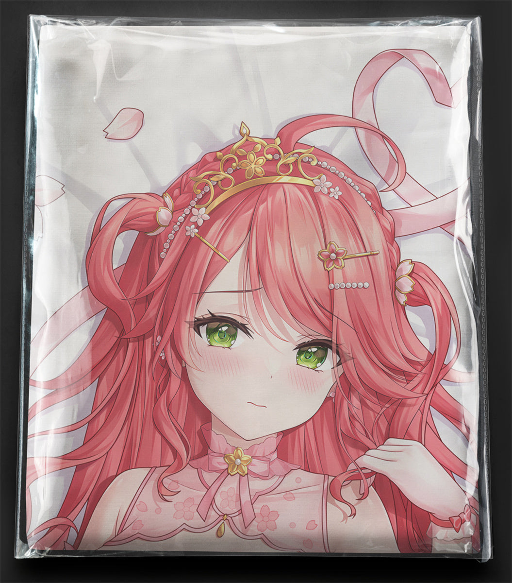Sakura Miko (Gorgeous Pink Dress Ver.) - Anime Pillowcase Fan-Art Edition