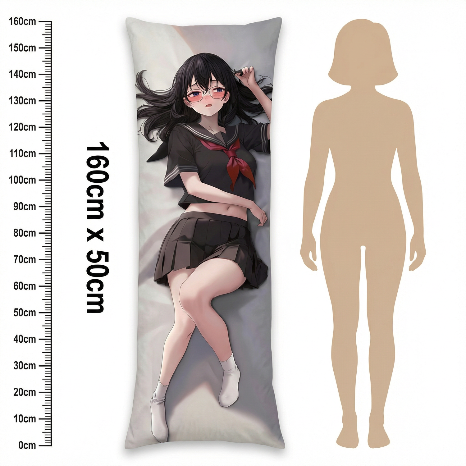 School Uniform Girl Dakimakura - AnimePillow Original