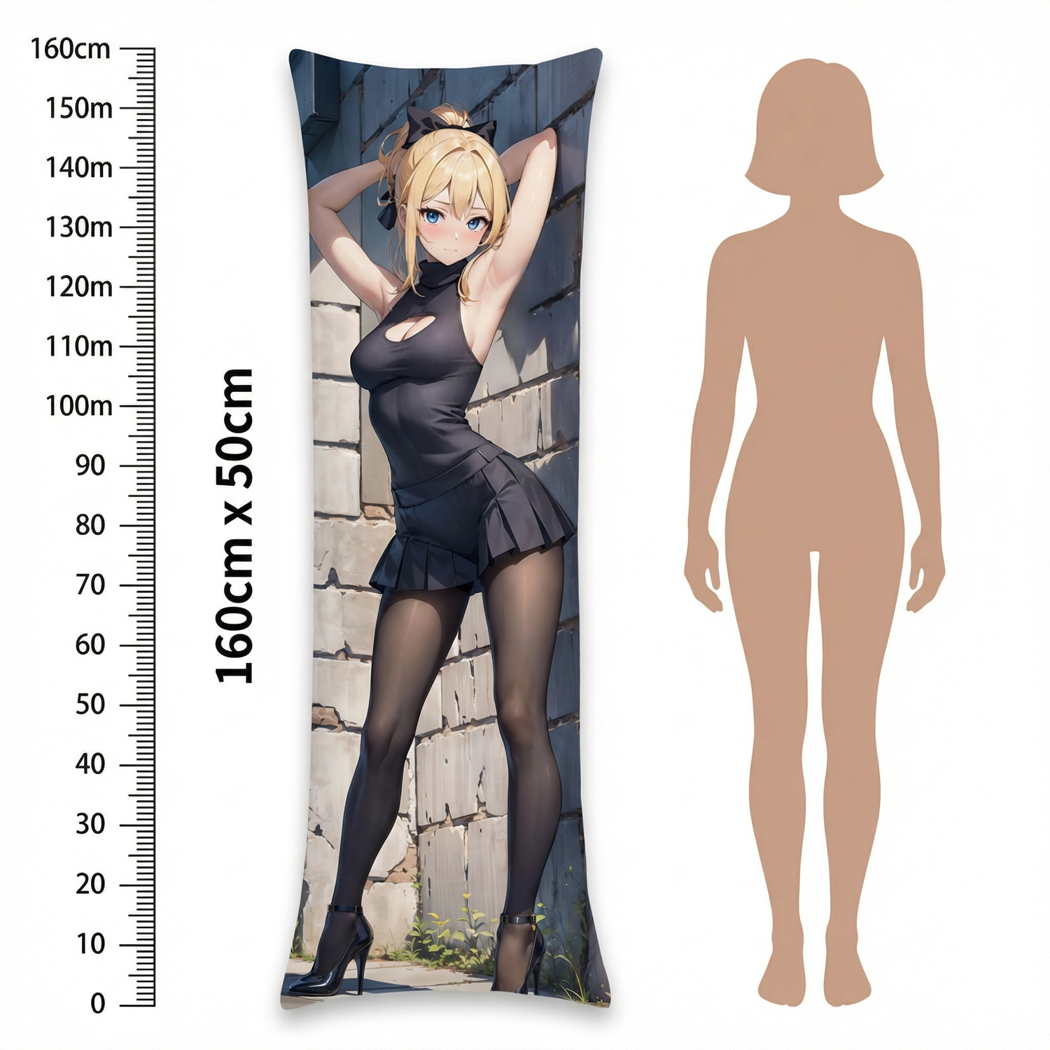 Zettai Ryouiki 01 Absolute Territory Dakimakura - AnimePillow Original