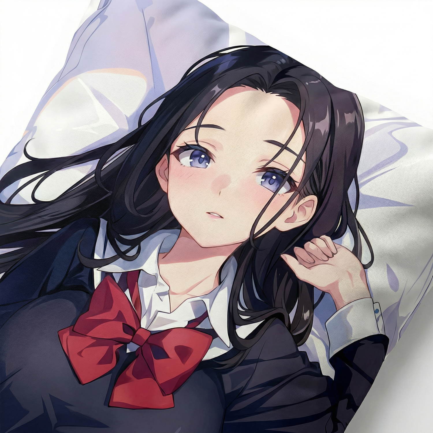 Long Black Hair JK Dakimakura - AnimePillow Original