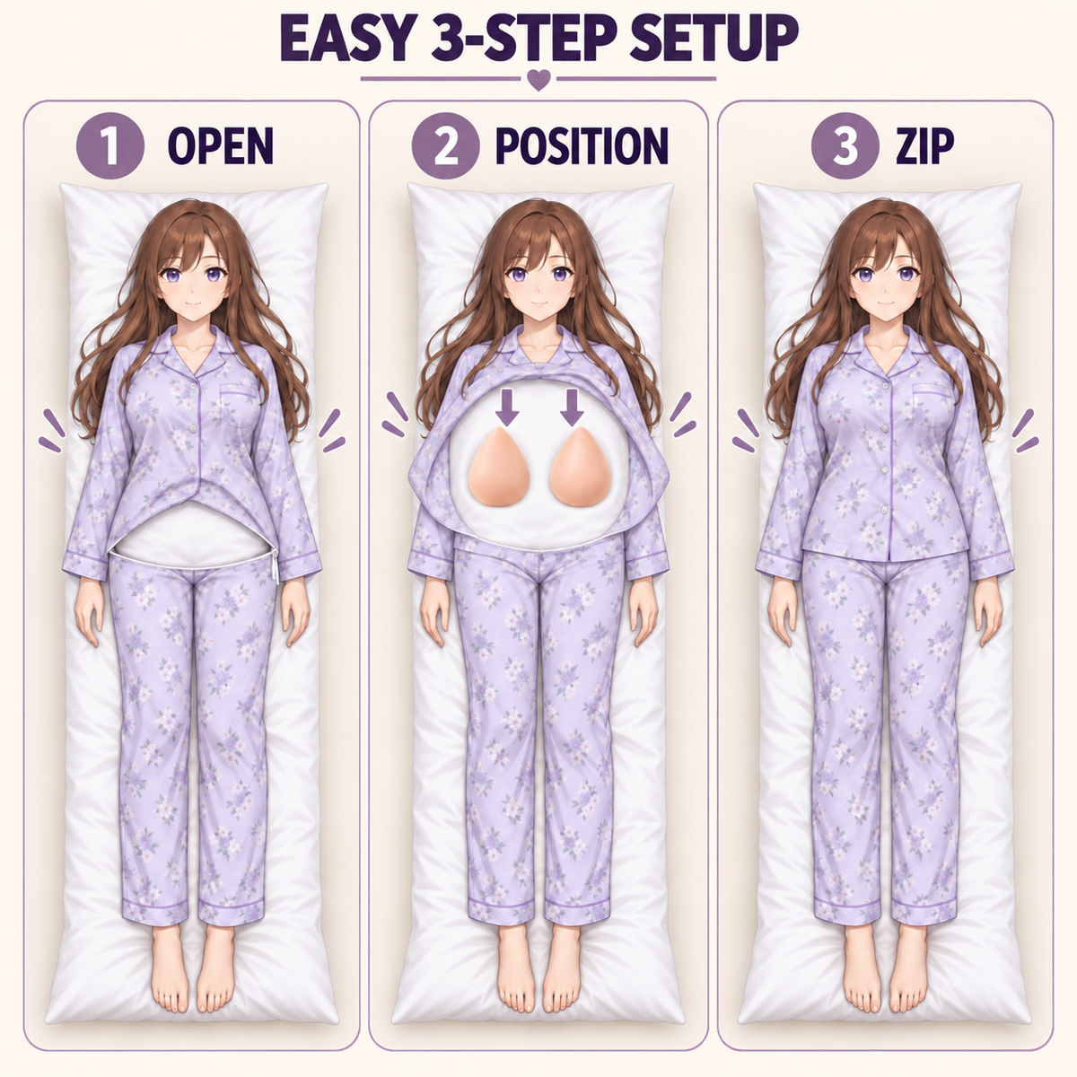 Realistic Oppai Breast Forms – Soft Silicone Breast Plate