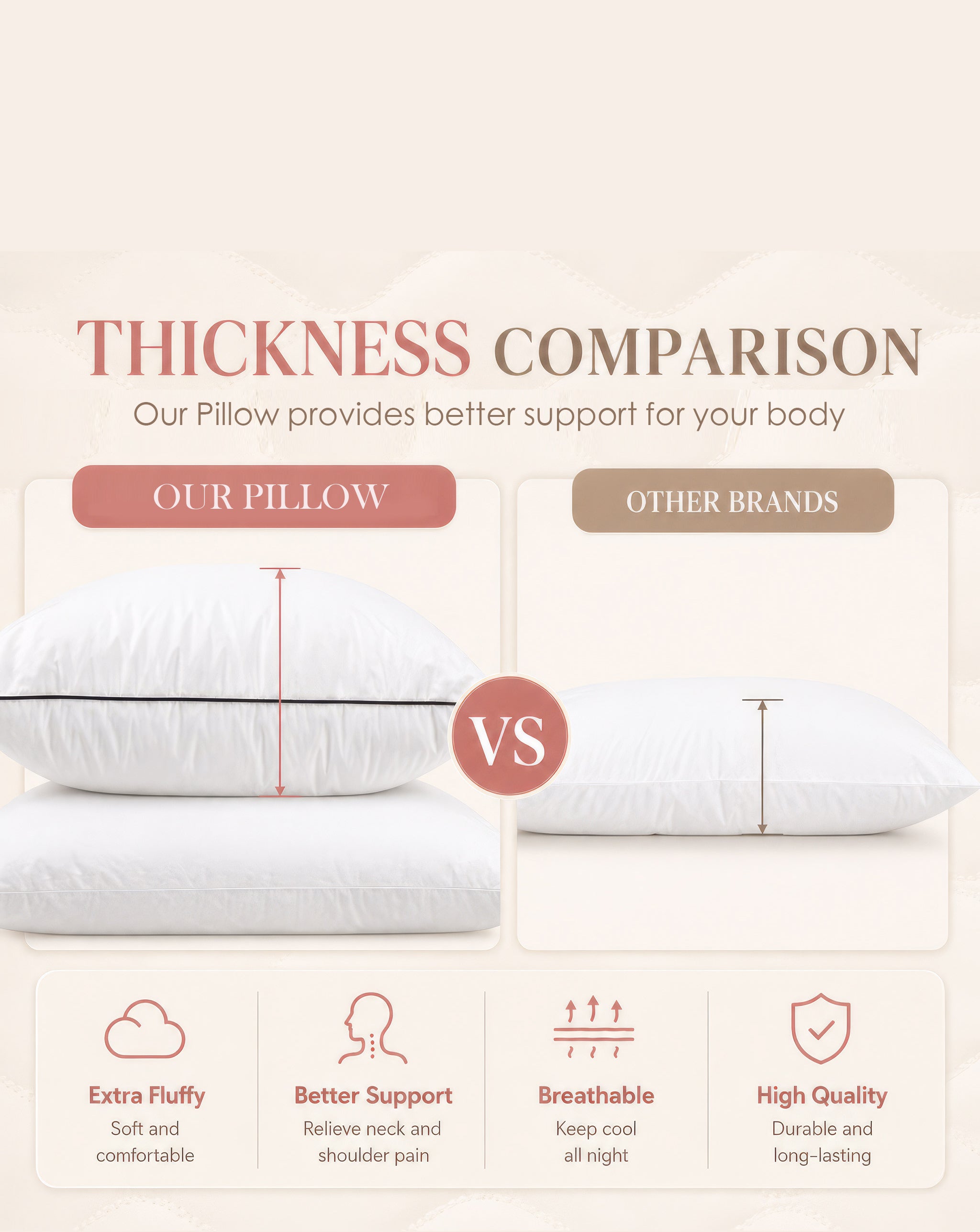 Inner Body Pillow (160cm*50cm)