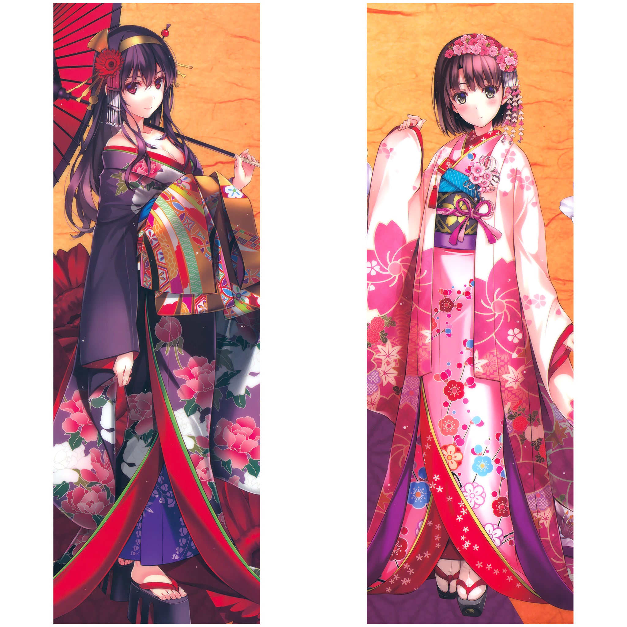 Katou Megumi & Kasumigaoka Utaha - AnimePillow Fan-Art Edition