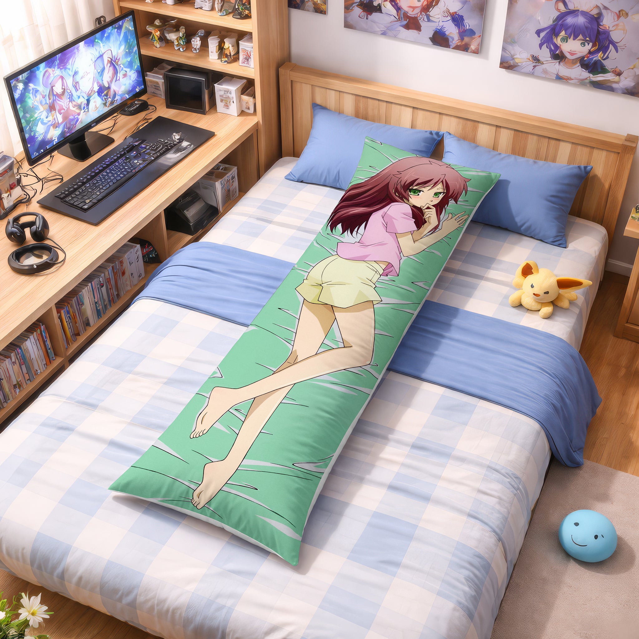 Shimada Minami & Kinoshita Hideyoshi - AnimePillow Fan-Art Edition