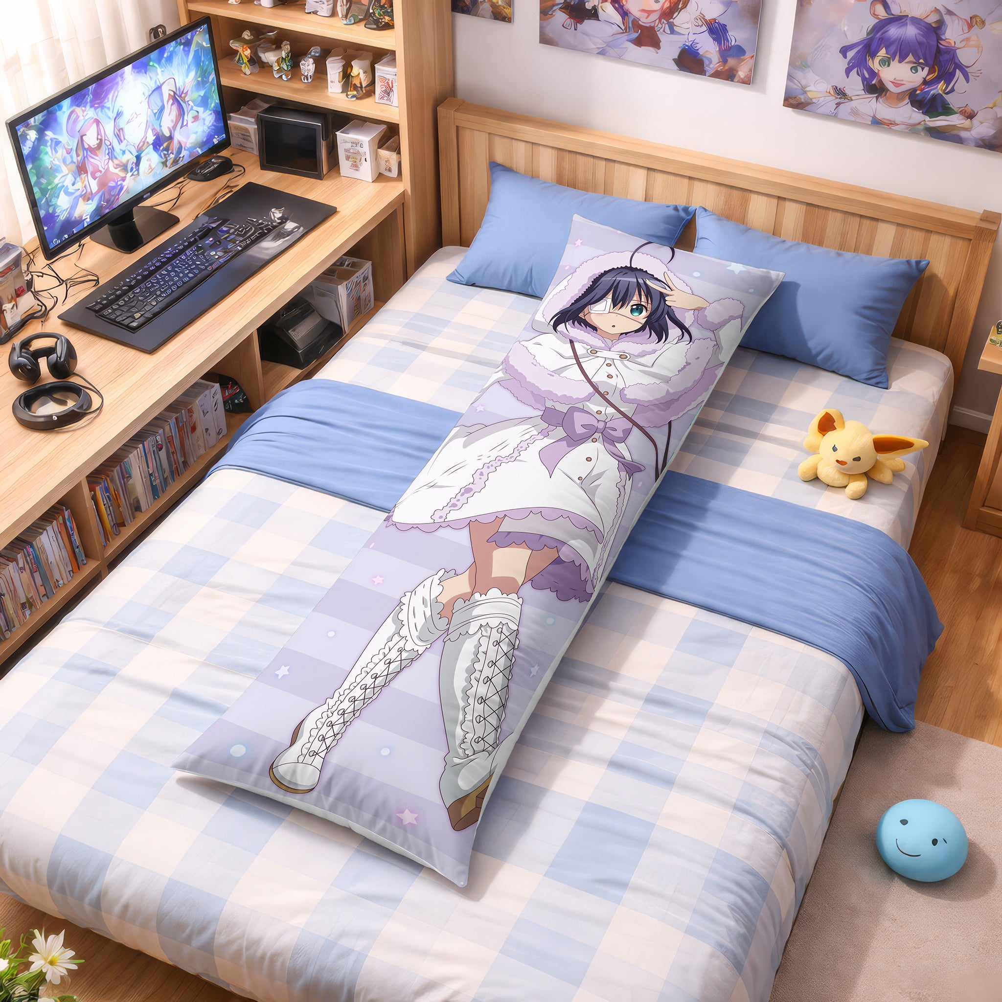 Rikka Takanashi & Sanae Dekomori - AnimePillow Fan-Art Edition