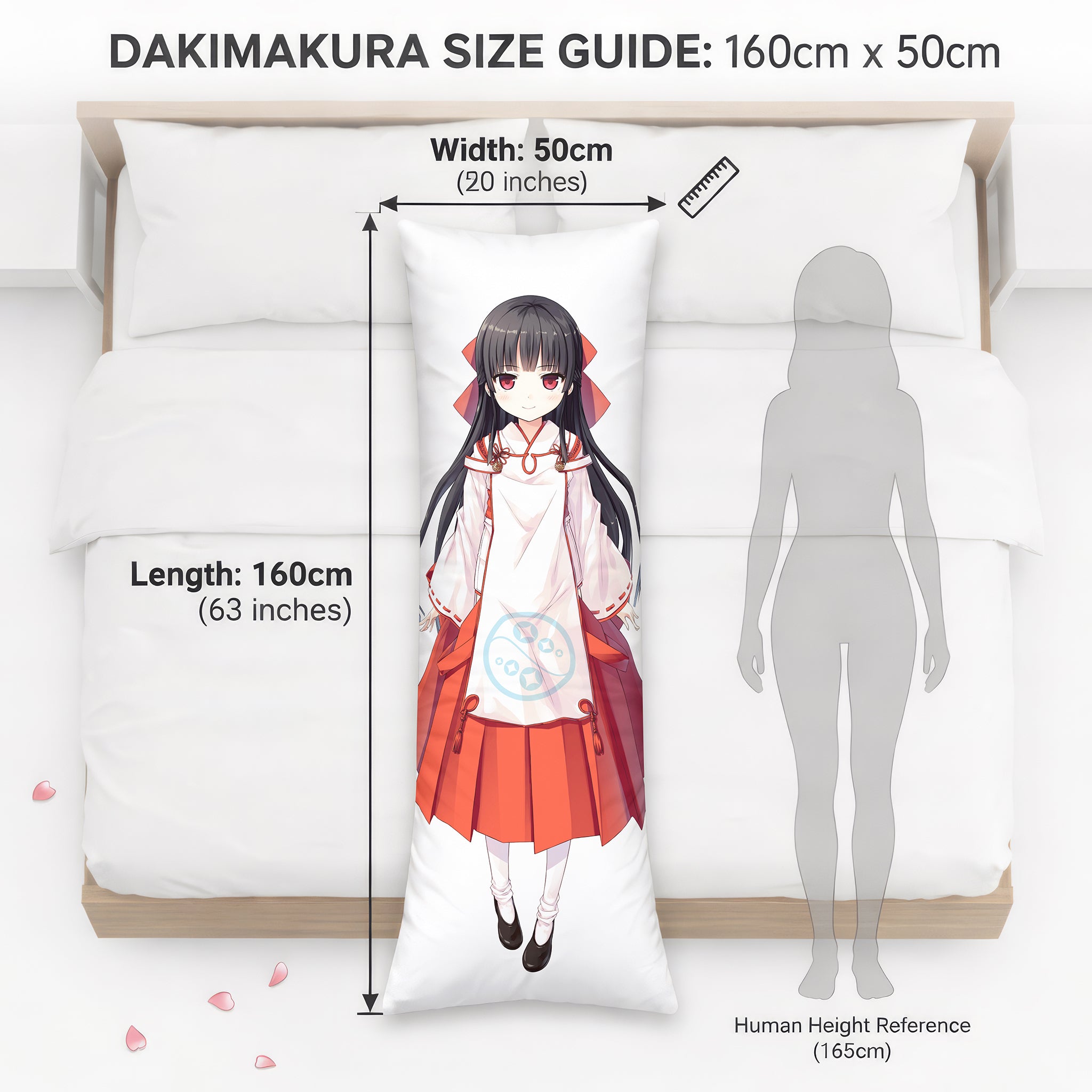 Hachiroku (Uniform & Miko) - AnimePillow Fan-Art Edition