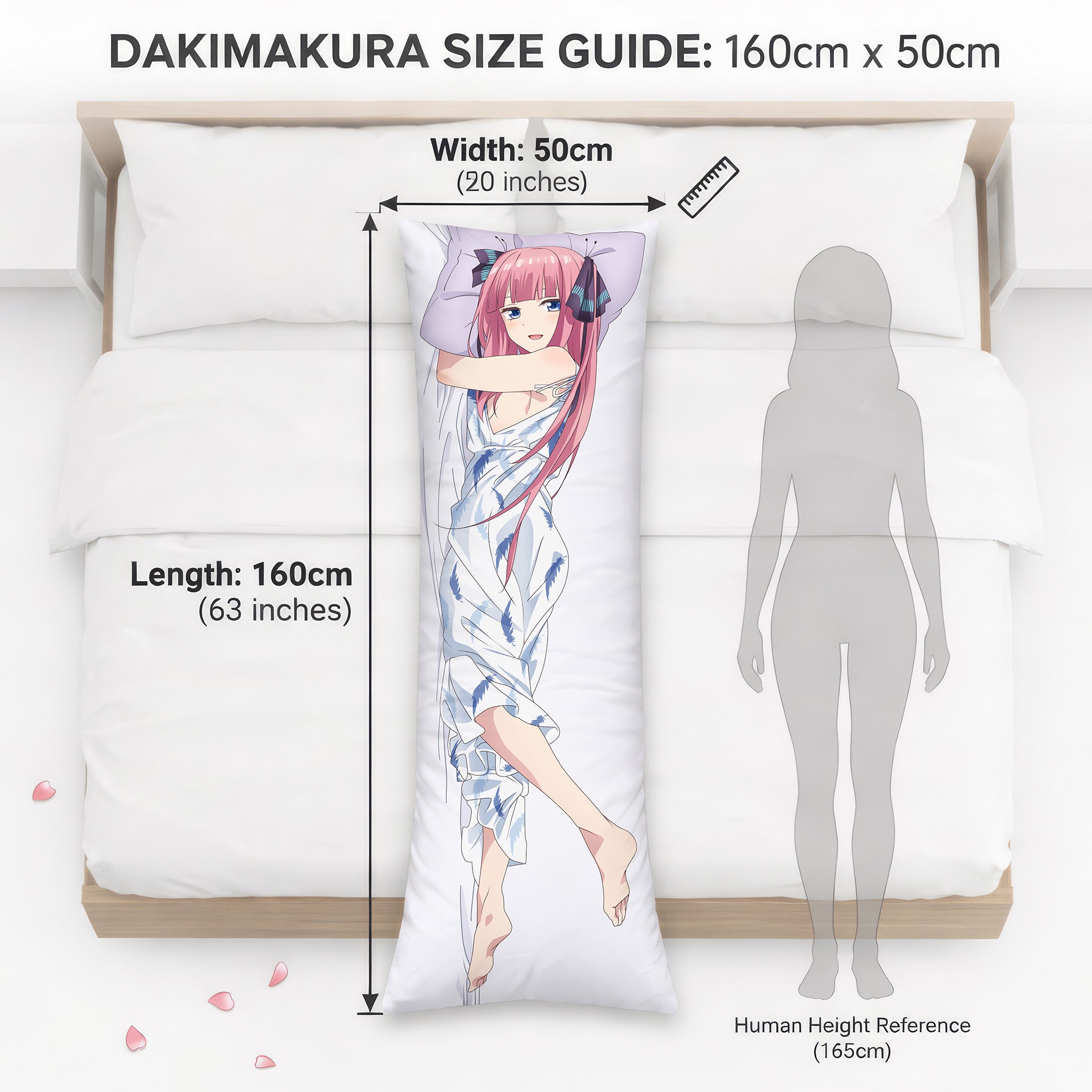 Nino Nakano (versión traje de baño) - Edición Fan-Art de AnimePillow