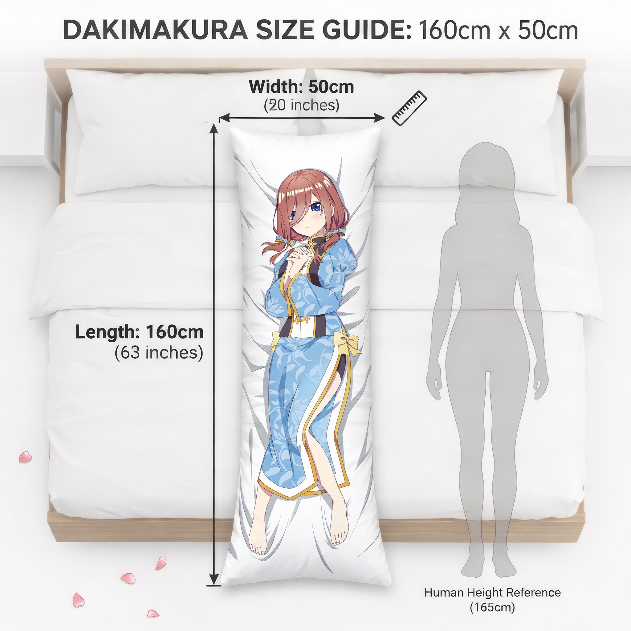 Miku Nakano (Versión Cheongsam) - Edición Fan-Art AnimePillow