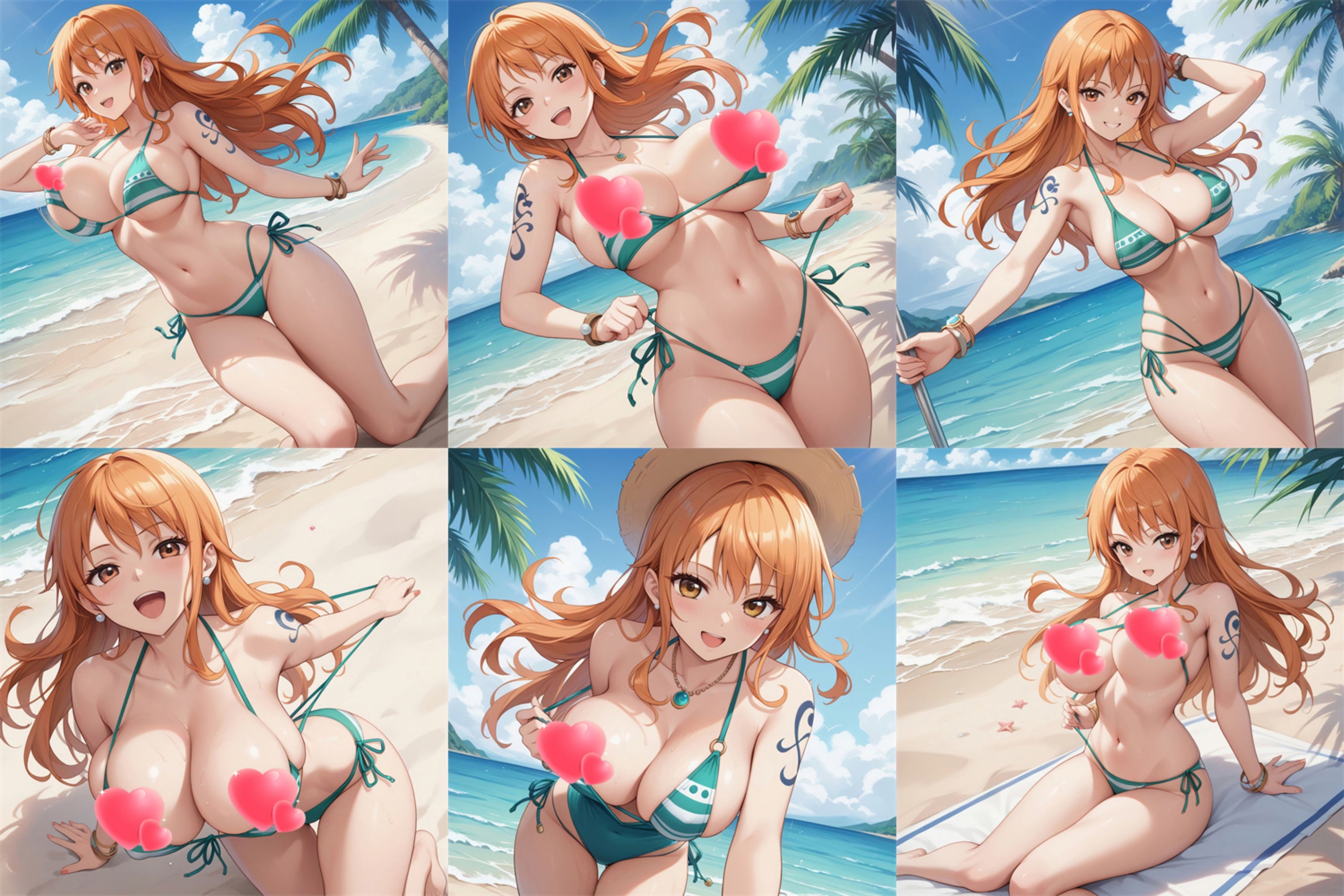 Nami (Bikini Ver.) - Anime Inflatable Dice Fan-Art Edition