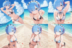 レム (水着Ver.) - アニメインフレータブルダイス ファンアートエディション