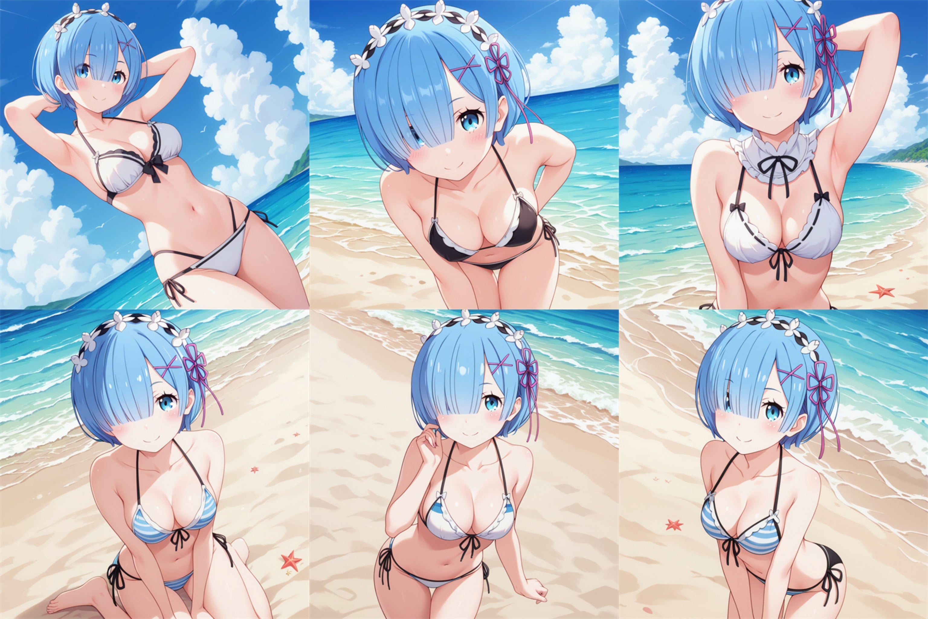 Rem (Bikini Ver.) - Anime Inflatable Dice Fan-Art Edition