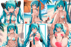 Hatsune Miku (Bikini Ver.) C - Anime Inflatable Dice Fan-Art Edition