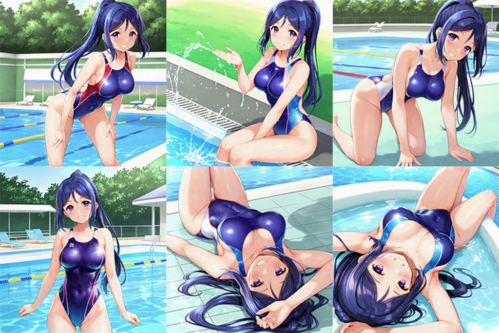 松浦果南（水着Ver.） - アニメ空気入れサイコロファンアートエディション
