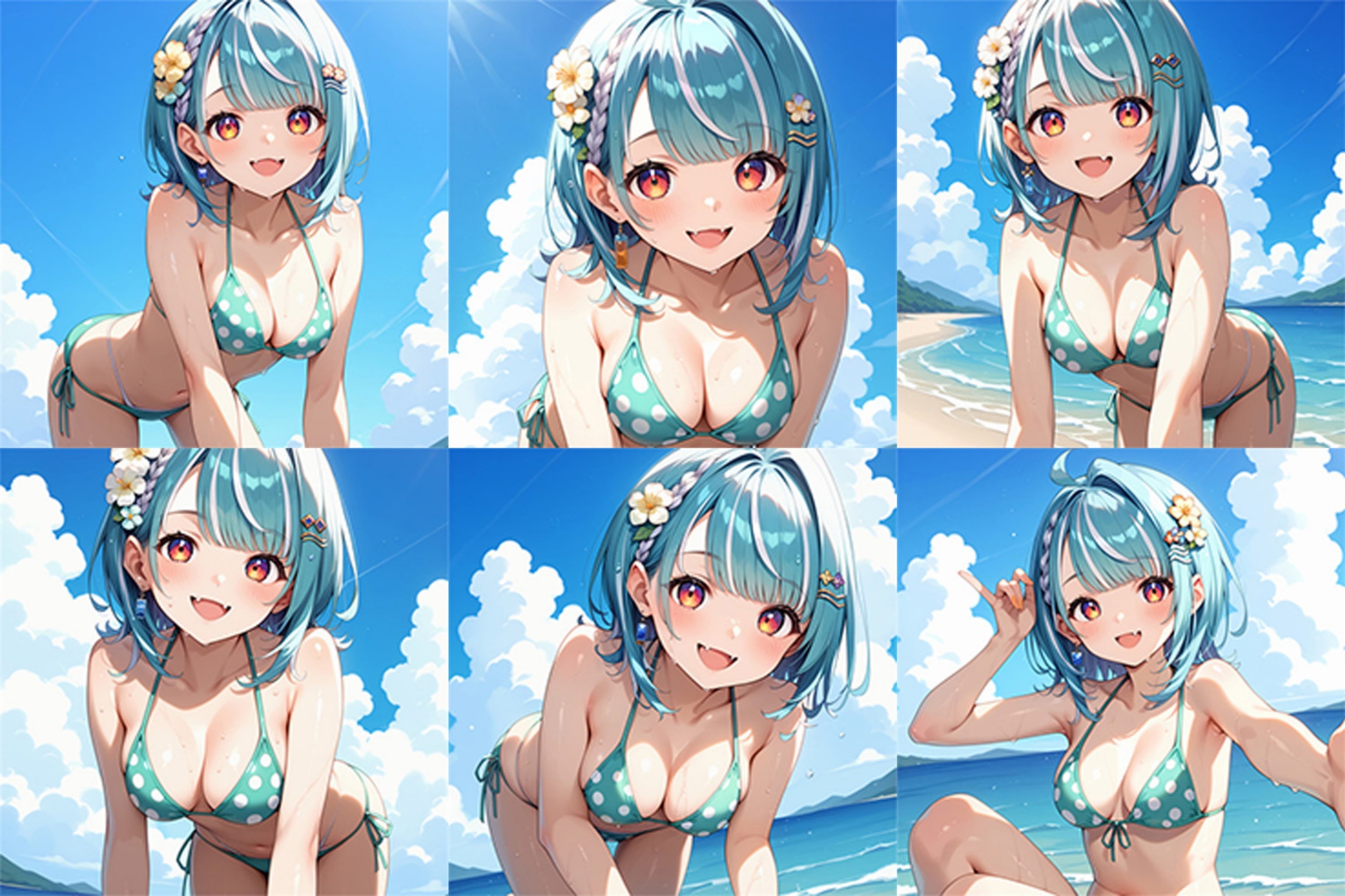 Ramune Shiranami (Bikini Ver.) - Anime Inflatable Dice Fan-Art Edition