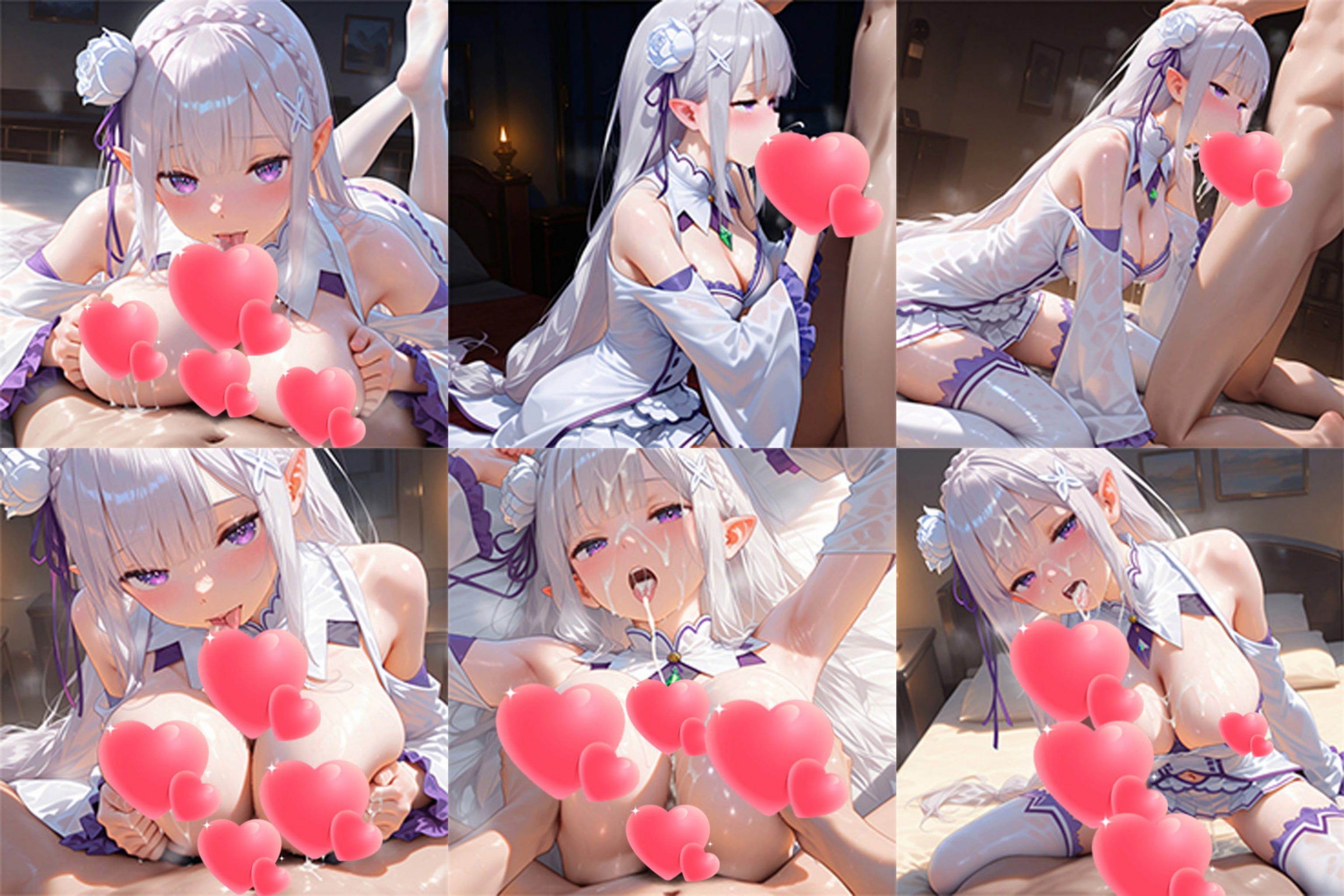Emilia - Anime Inflatable Dice Fan-Art Edition