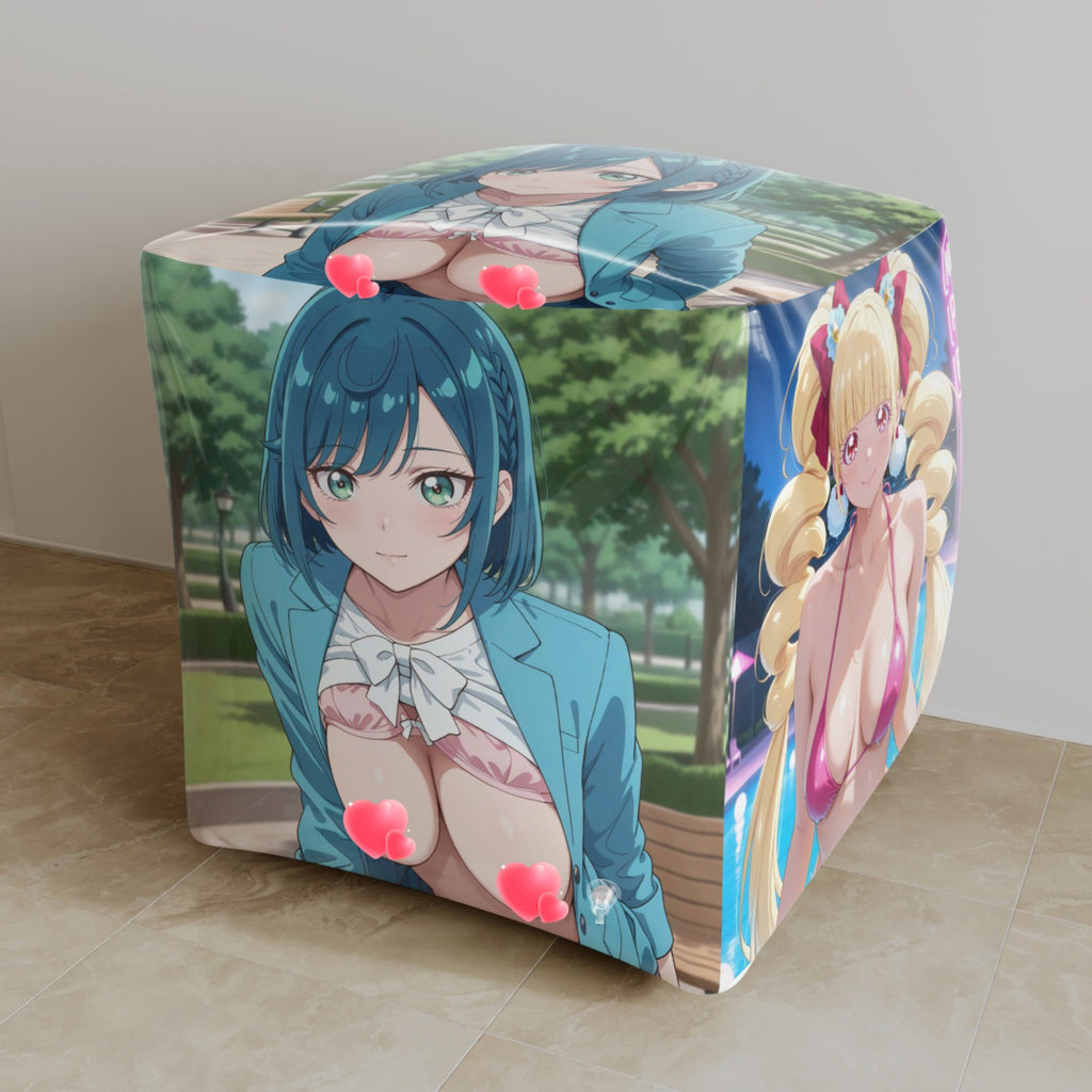 Kokone Fuwa & Emiru Aisaki A - Anime Inflatable Dice Fan-Art Edition