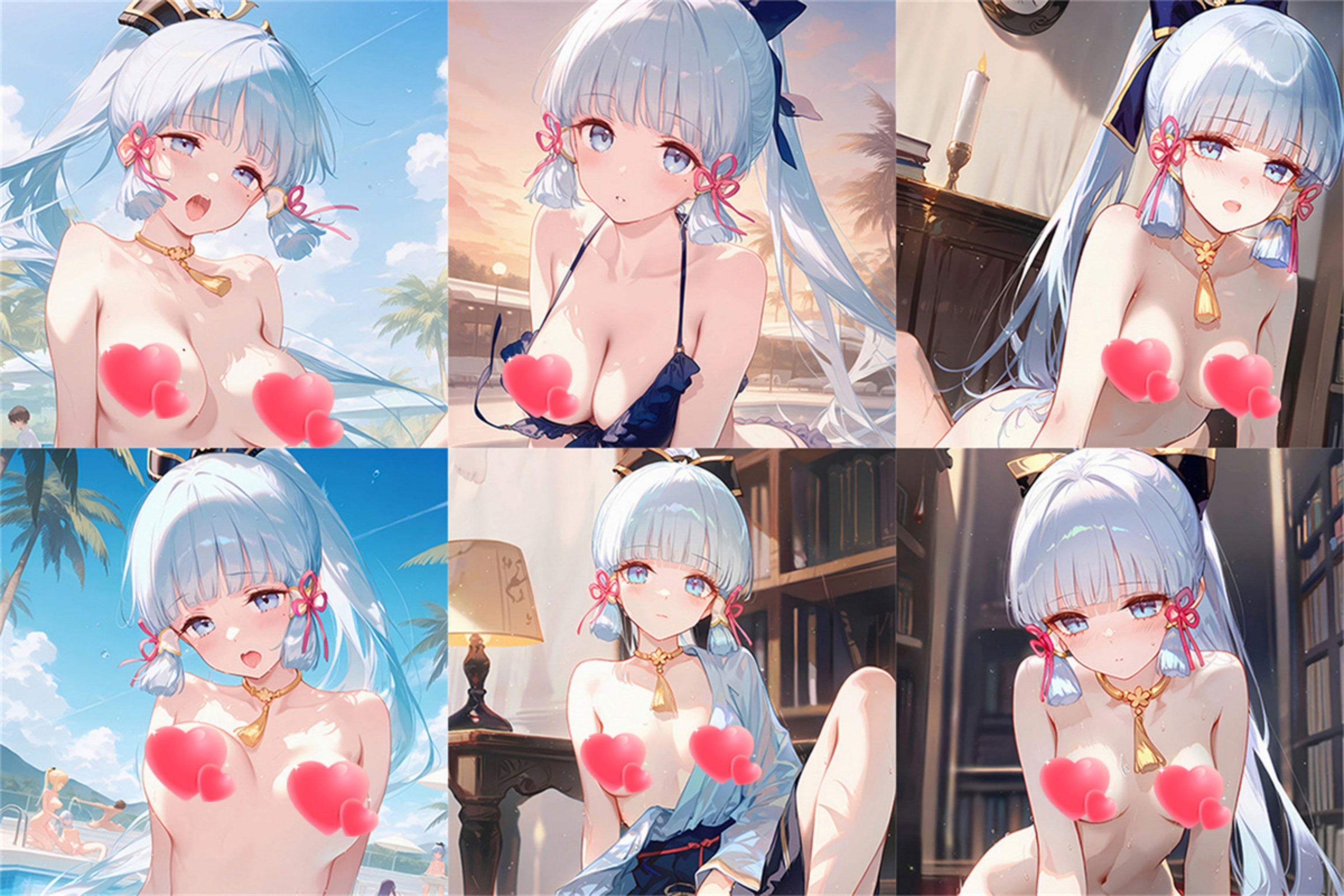 Ayaka Kamisato (Private Ver.) - Anime Inflatable Dice Fan-Art Edition