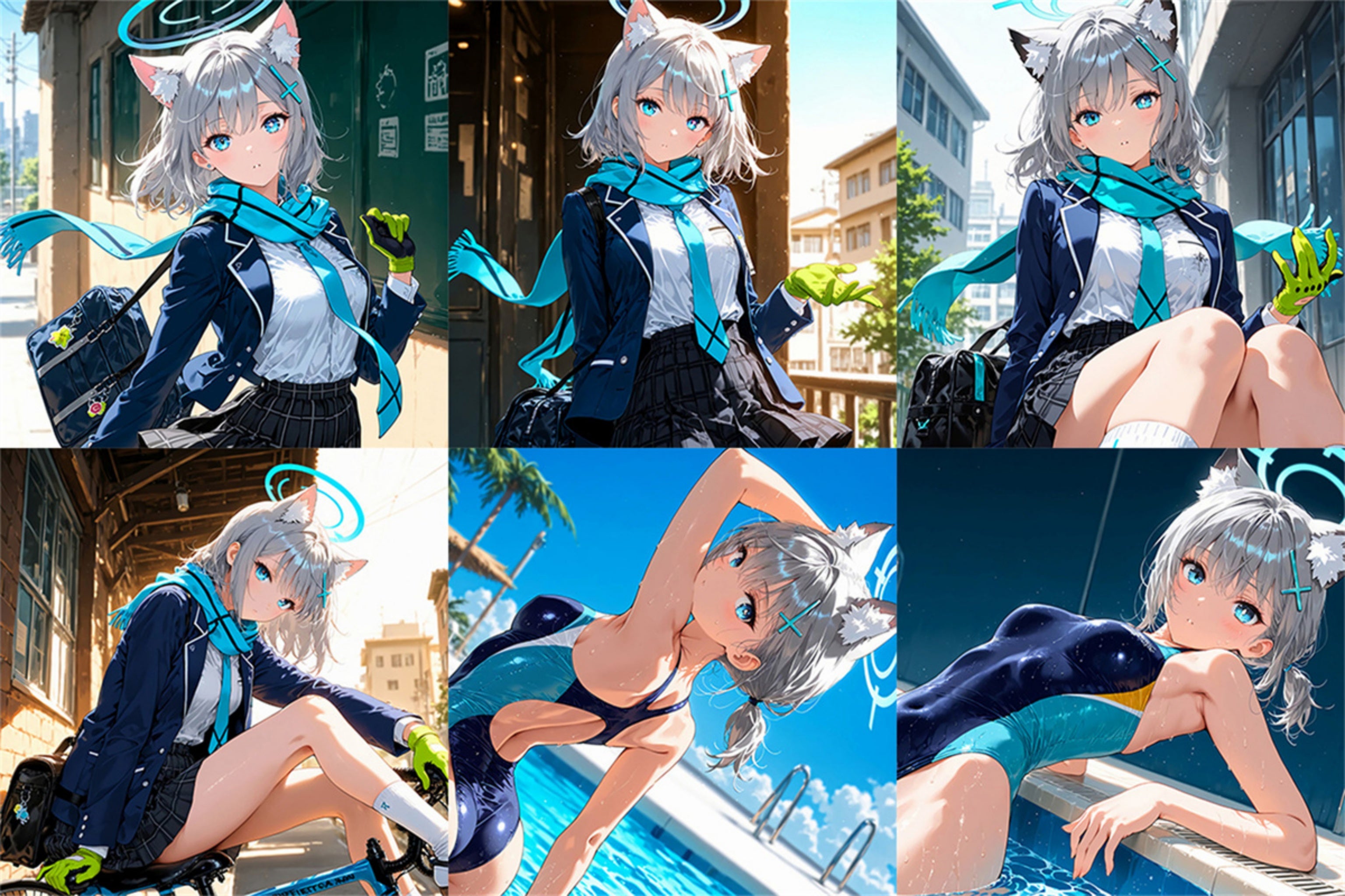 Shiroko Sunaookami - Anime Inflatable Dice Fan-Art Edition