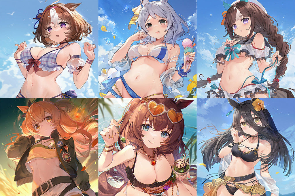Uma Musume Summer Ver.4 - Anime Inflatable Dice Fan-Art Edition