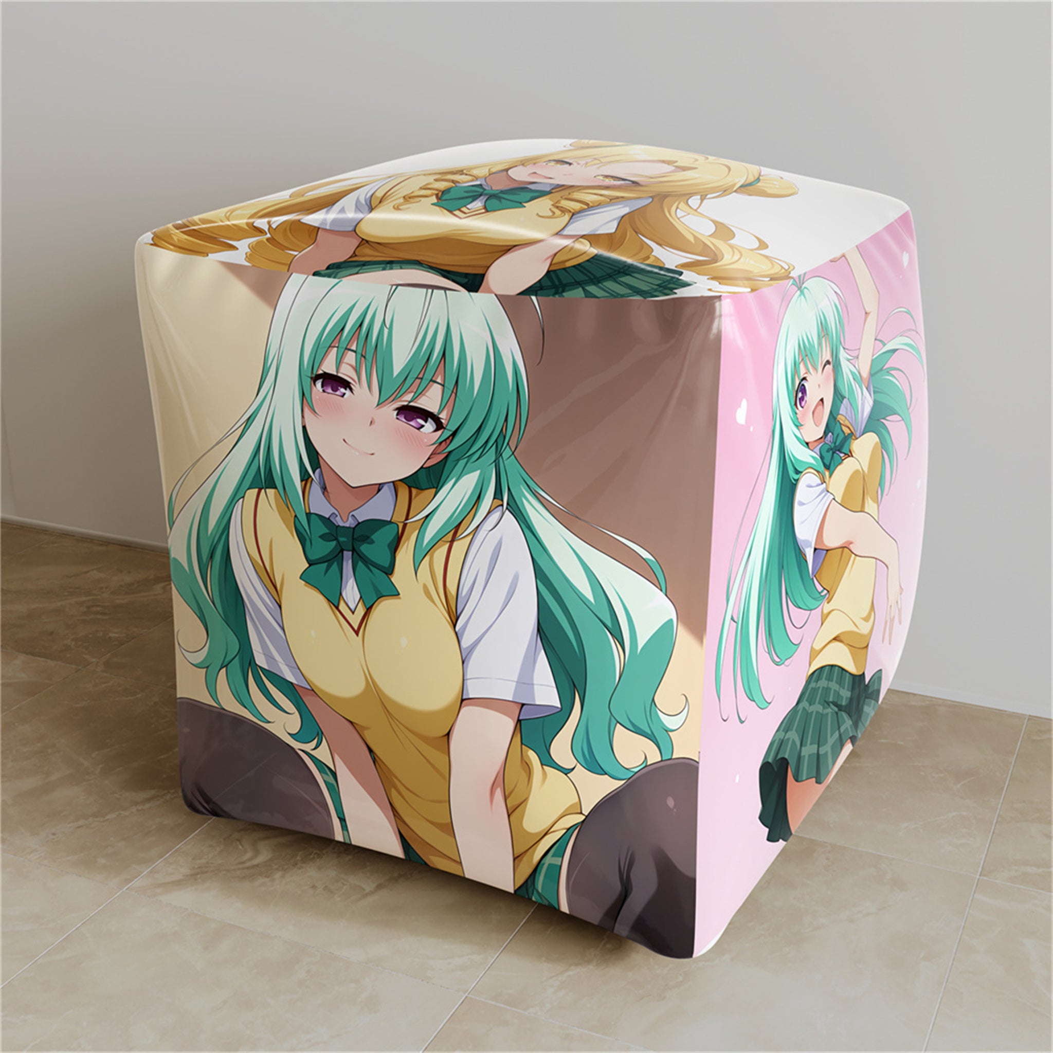 Saki Tenjoin, Kyoko Kirisaki - Anime Inflatable Dice Fan-Art Edition