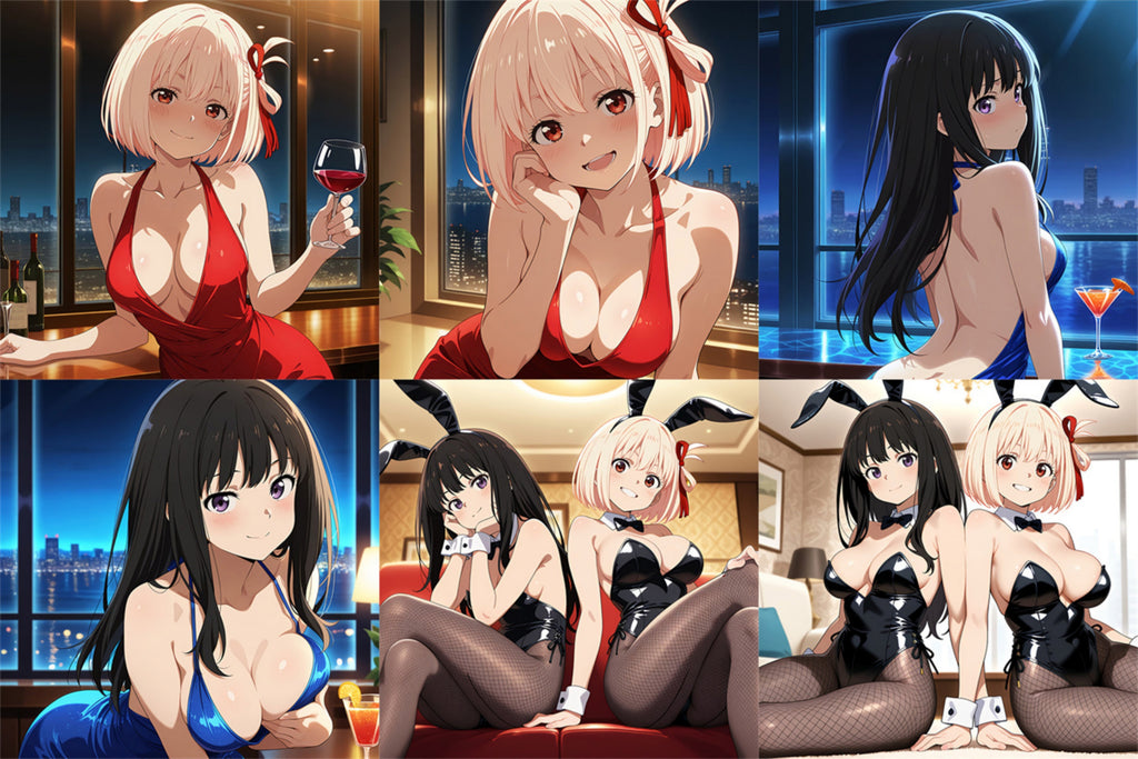 Chisato Nishikigi & Takina Inoue - Anime Inflatable Dice Fan-Art Edition