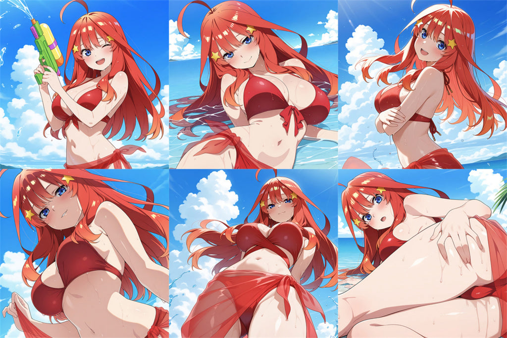 Itsuki Nakano (Swimsuit Ver.) - Anime Inflatable Dice Fan-Art Edition